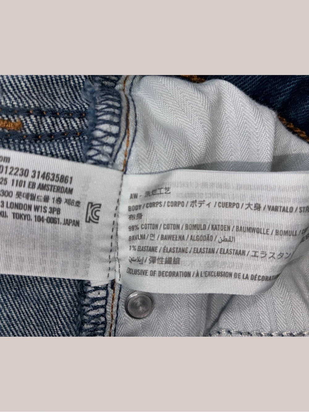 Abercrombie & Fitch 90s relaxed jean high-rise blue 30/10r women’s denim classic - Picture 6 of 16